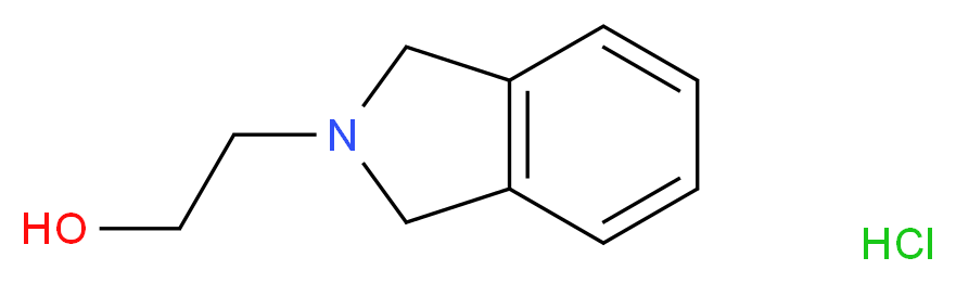 2-(2,3-dihydro-1H-isoindol-2-yl)ethan-1-ol hydrochloride_Molecular_structure_CAS_)