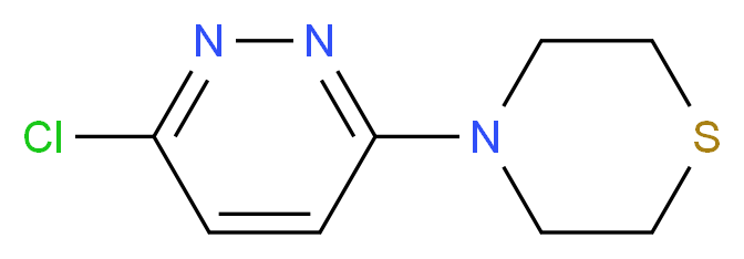 4-(6-chloropyridazin-3-yl)thiomorpholine_Molecular_structure_CAS_)