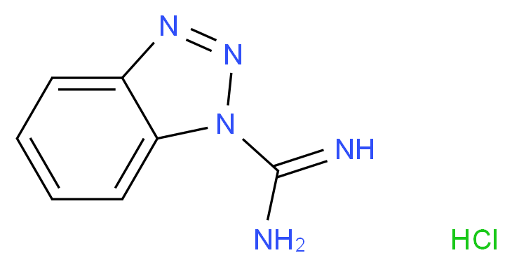1H-Benzotriazole-1-carboxamidine Hydrochloride_Molecular_structure_CAS_19503-22-1)
