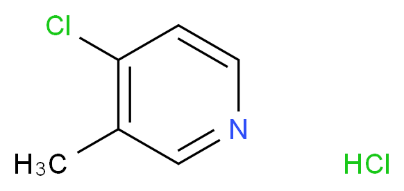 4-Chloro-3-methylpyridine hydrochloride_Molecular_structure_CAS_19524-08-4)