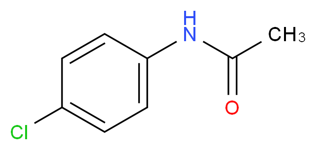 N-(4-chlorophenyl)acetamide_Molecular_structure_CAS_)