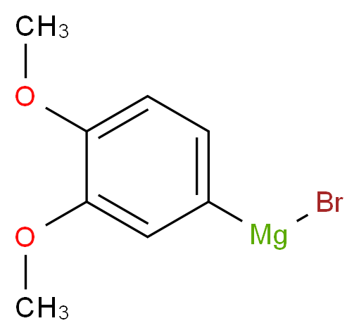 3,4-Dimethoxyphenylmagnesium bromide, 0.5M in THF_Molecular_structure_CAS_89980-69-8)