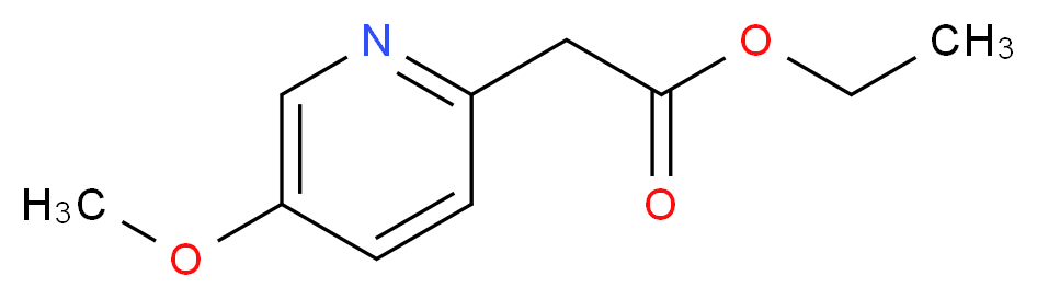 ETHYL (5-METHOXYPYRIDIN-2-YL)ACETATE_Molecular_structure_CAS_)