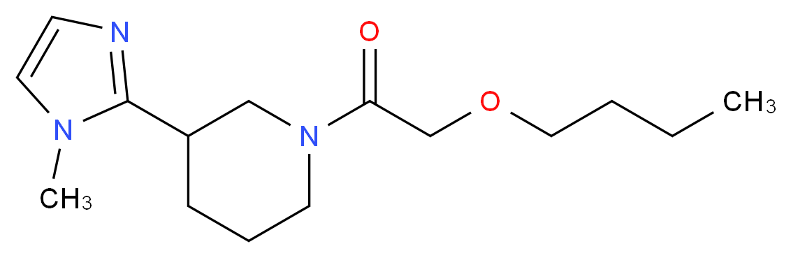 1-(butoxyacetyl)-3-(1-methyl-1H-imidazol-2-yl)piperidine_Molecular_structure_CAS_)