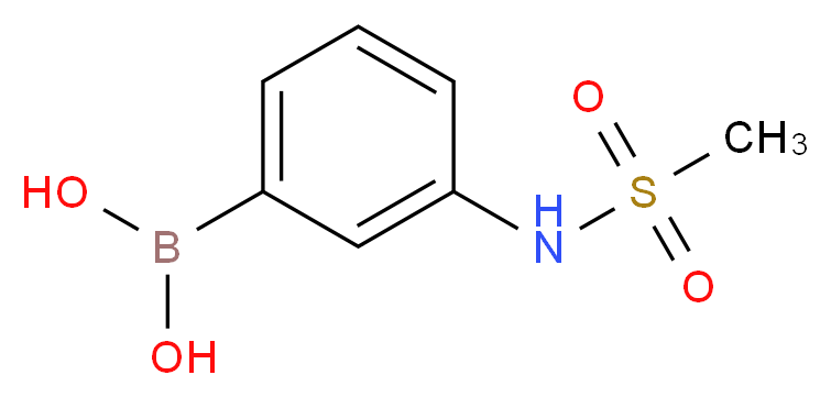 3-(Methylsulfonylamino)phenylboronic acid_Molecular_structure_CAS_148355-75-3)