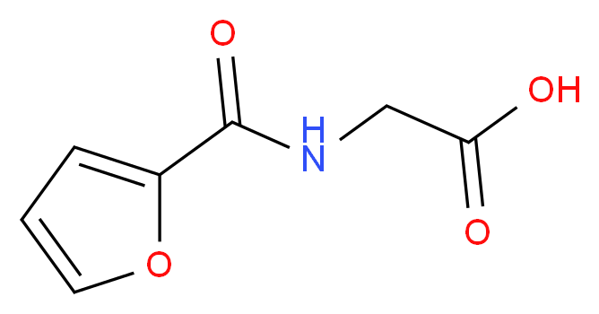 2-(2-Furoylamino)acetic acid_Molecular_structure_CAS_)