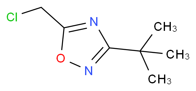 3-(tert-Butyl)-5-(chloromethyl)-1,2,4-oxadiazole_Molecular_structure_CAS_944901-64-8)