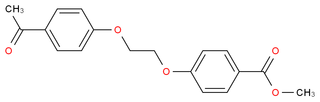 Methyl 4-[2-(4-acetylphenoxy)ethoxy]benzoate_Molecular_structure_CAS_)