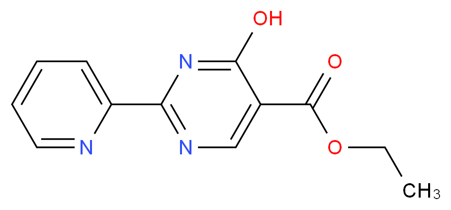 Ethyl 4-hydroxy-2-(2-pyridinyl)-5-pyrimidinecarboxylate_Molecular_structure_CAS_60060-10-8)