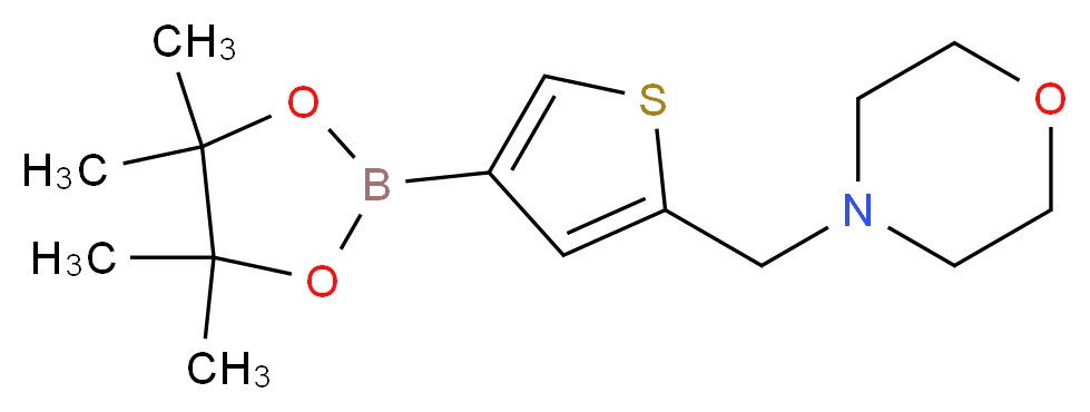 4-{[4-(4,4,5,5-tetramethyl-1,3,2-dioxaborolan-2-yl)thien-2-yl]methyl}morpholine_Molecular_structure_CAS_364794-85-4)