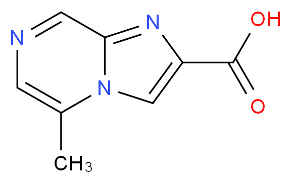5-Methylimidazo[1,2-a]pyrazine-2-carboxylic acid 97%_Molecular_structure_CAS_)