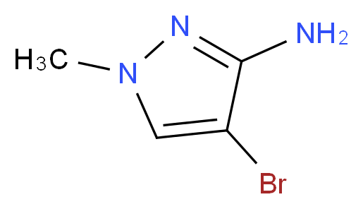 3-Amino-4-bromo-1-methyl-1H-pyrazole 98%_Molecular_structure_CAS_)