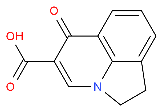 6-Oxo-1,2-dihydro-6H-pyrrolo-[3,2,1-ij]quinoline-5-carboxylic acid_Molecular_structure_CAS_)