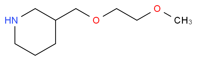 3-[(2-Methoxyethoxy)methyl]piperidine_Molecular_structure_CAS_)