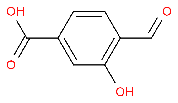 4-Formyl-3-hydroxybenzoic acid_Molecular_structure_CAS_619-12-5)