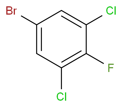 5-Bromo-1,3-dichloro-2-fluorobenzene_Molecular_structure_CAS_17318-08-0)