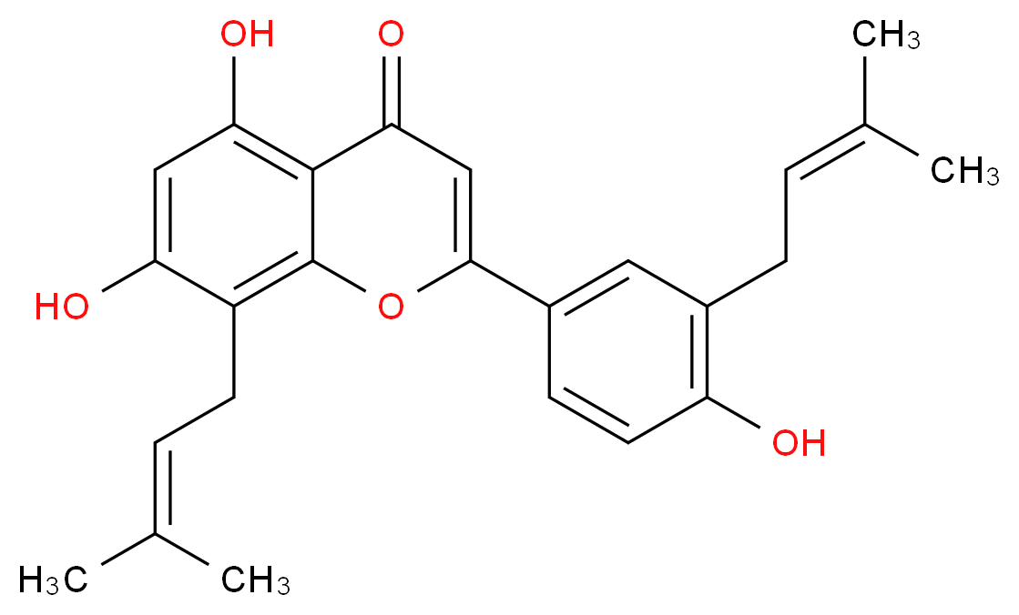 8,3'-Diprenylapigenin_Molecular_structure_CAS_955135-37-2)
