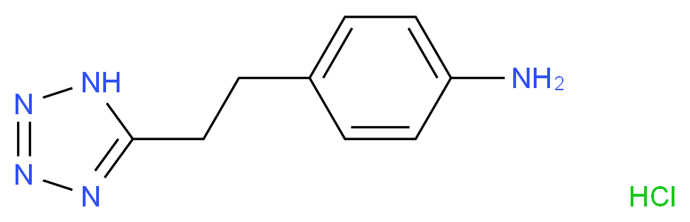 4-(2-(1H-tetrazol-5-yl)ethyl)aniline hydrochloride_Molecular_structure_CAS_)