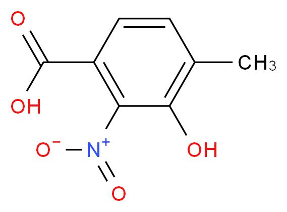 3-Hydroxy-4-methyl-2-nitrobenzoic acid_Molecular_structure_CAS_6946-15-2)