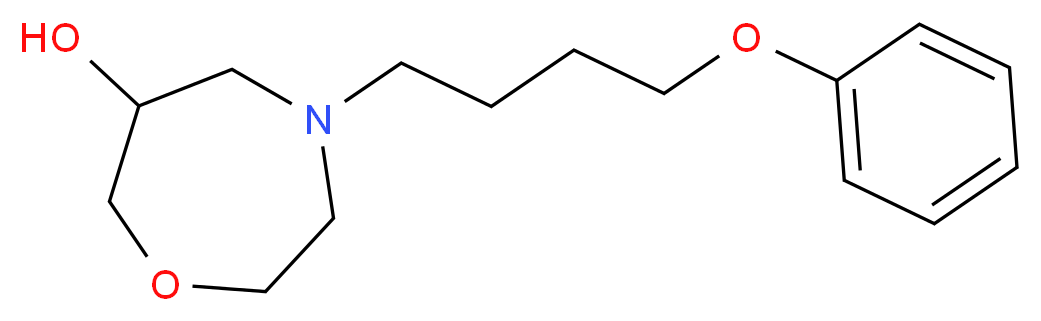 4-(4-phenoxybutyl)-1,4-oxazepan-6-ol_Molecular_structure_CAS_)
