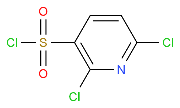 2,6-dichloropyridine-3-sulfonyl chloride_Molecular_structure_CAS_)