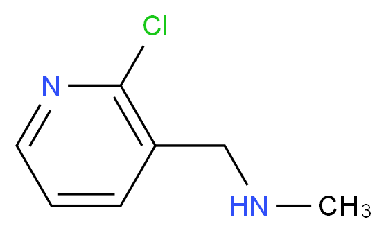 (2-Chloro-3-pyridinyl)-N-methylmethanamine_Molecular_structure_CAS_)