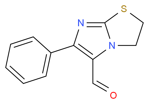 6-phenyl-2,3-dihydroimidazo[2,1-b][1,3]thiazole-5-carboxaldehyde_Molecular_structure_CAS_)