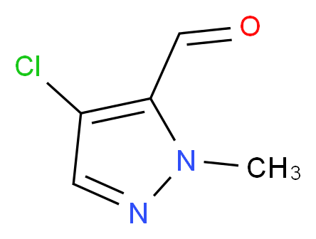 4-chloro-1-methyl-1H-pyrazole-5-carbaldehyde_Molecular_structure_CAS_)
