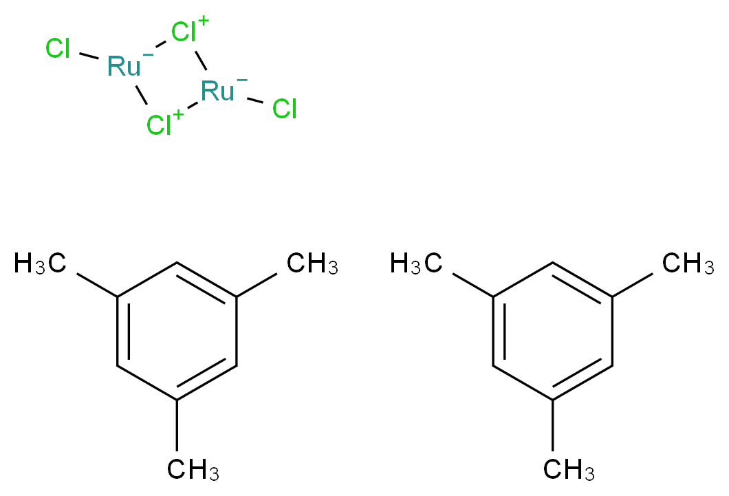 Dichloro(mesitylene)ruthenium(II) dimer_Molecular_structure_CAS_52462-31-4)