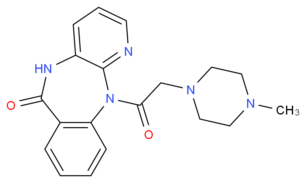 Pirenzepine, Dihydrochloride_Molecular_structure_CAS_29868-97-1)
