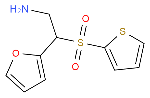 2-(2-Furyl)-2-(2-thienylsulphonyl)ethylamine_Molecular_structure_CAS_)