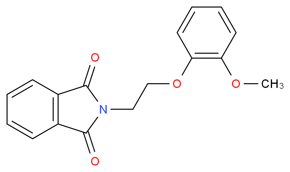 2-[2-(2-methoxyphenoxy)ethyl]-2,3-dihydro-1H-isoindole-1,3-dione_Molecular_structure_CAS_)