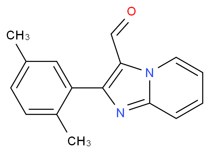 2-(2,5-Dimethylphenyl)imidazo[1,2-a]pyridine-3-carbaldehyde_Molecular_structure_CAS_)