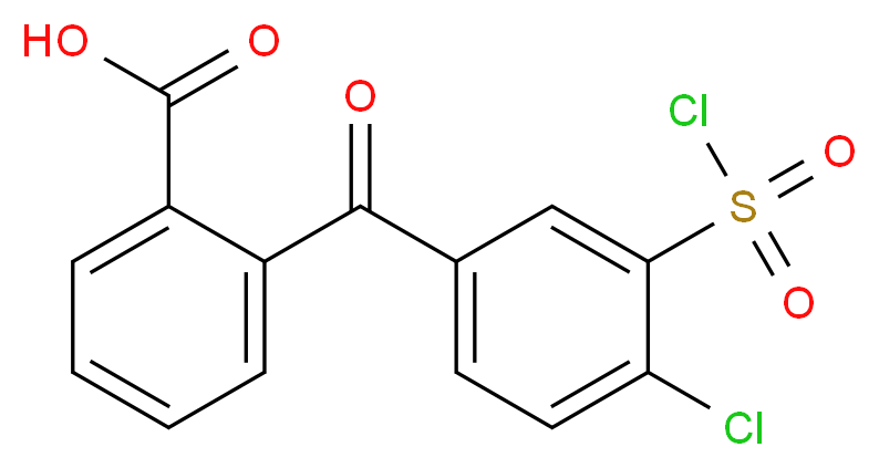 2-(4-Chloro-3-(chlorosulfonyl)benzoyl)benzoic acid_Molecular_structure_CAS_68592-12-1)