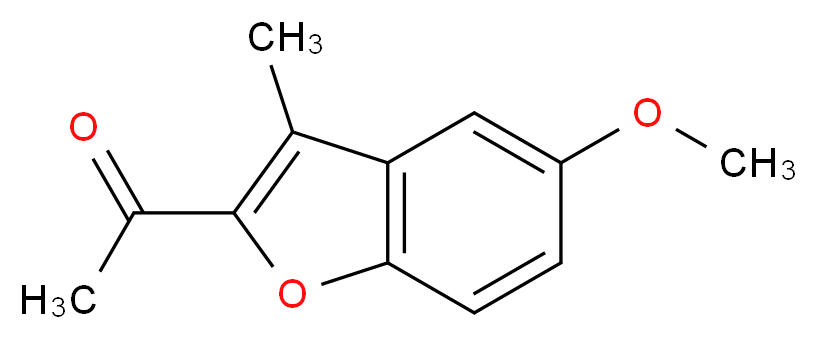 1-(5-methoxy-3-methyl-1-benzofuran-2-yl)ethan-1-one_Molecular_structure_CAS_)