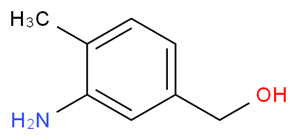 (3-amino-4-methylphenyl)methanol_Molecular_structure_CAS_)