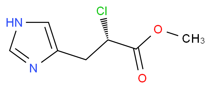 Desamino (αS)-Chloro Histidine Methyl Ester_Molecular_structure_CAS_64407-67-6)