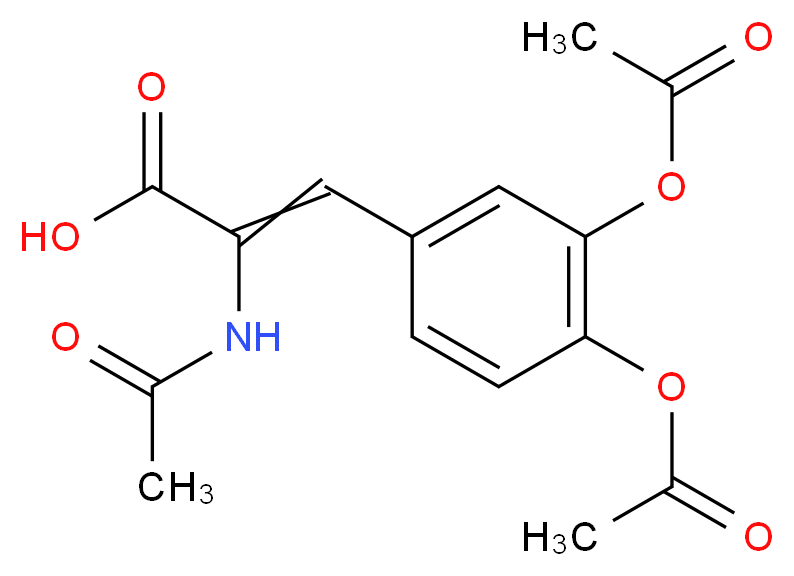 2-ACETAMIDO-3-(3,4-DIACETOXYPHENYL)-2-PROPENOIC ACID_Molecular_structure_CAS_65329-03-5)