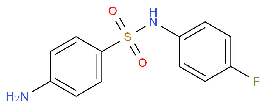 4-Amino-N-(4-fluorophenyl)benzenesulfonamide_Molecular_structure_CAS_)
