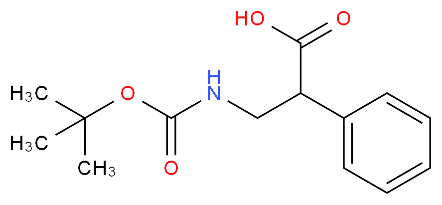 3-((tert-Butoxycarbonyl)amino)-2-phenylpropanoic acid_Molecular_structure_CAS_67098-56-0)