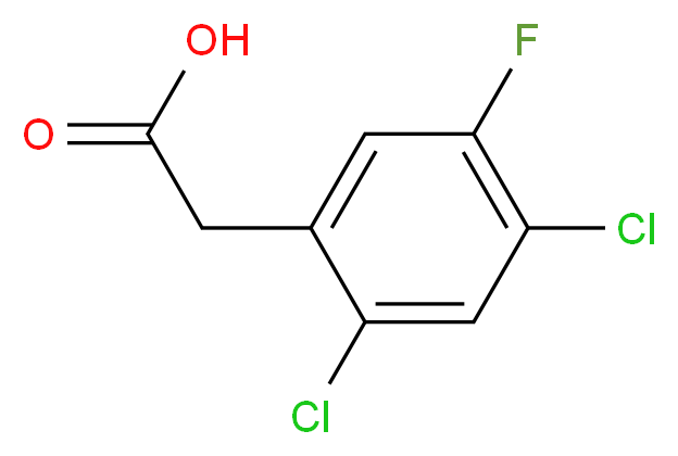 2,4-Dichloro-5-fluorophenylacetic acid_Molecular_structure_CAS_)
