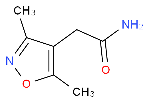 2-(3,5-Dimethylisoxazol-4-yl)acetamide_Molecular_structure_CAS_)