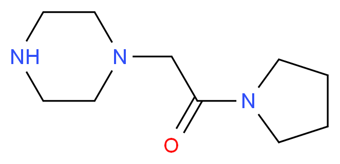 1-(Pyrrolidinocarbonylmethyl)piperazine_Molecular_structure_CAS_39890-45-4)