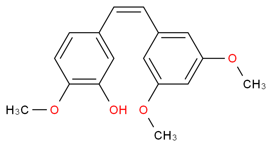 cis-3,4',5-Trimethoxy-3'-hydroxystilbene_Molecular_structure_CAS_586410-08-4)