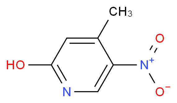 2-Hydroxy-4-methyl-5-nitropyridine_Molecular_structure_CAS_21901-41-7)