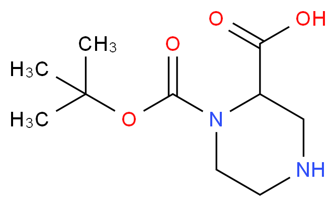 1-Boc-Piperazine-2-carboxylic acid_Molecular_structure_CAS_1214196-85-6)