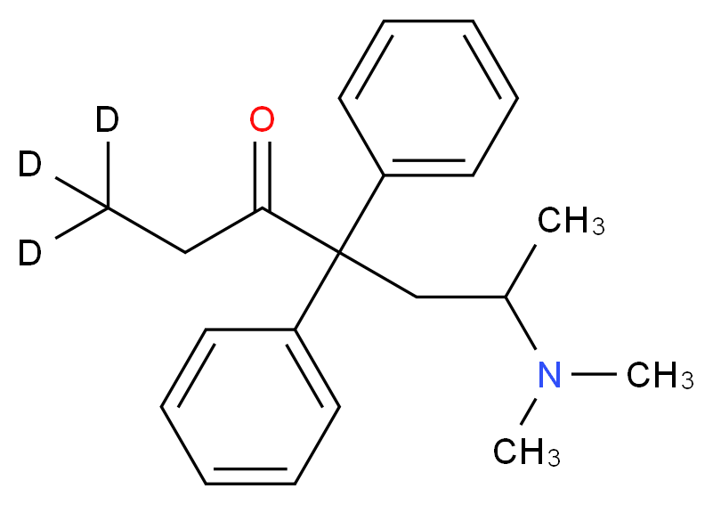 DL-Methadone-d3 solution_Molecular_structure_CAS_60263-63-0)