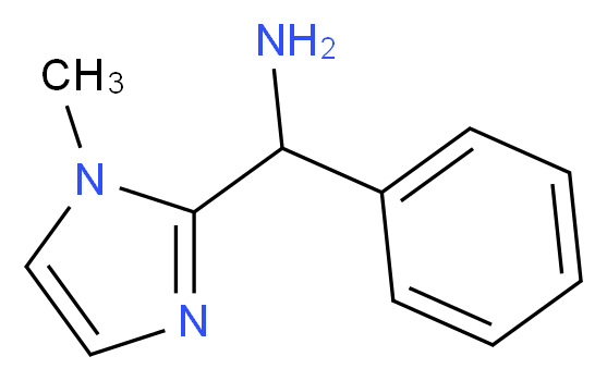 (1-methyl-1H-imidazol-2-yl)(phenyl)methanamine_Molecular_structure_CAS_)