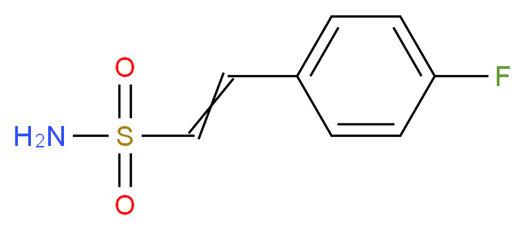 2-(4-fluorophenyl)ethene-1-sulfonamide_Molecular_structure_CAS_)