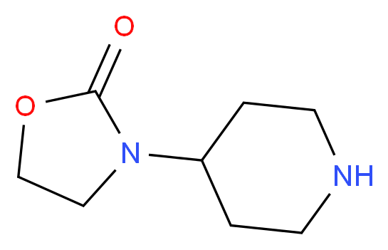 3-(4-piperidinyl)-1,3-oxazolidin-2-one_Molecular_structure_CAS_164518-96-1)